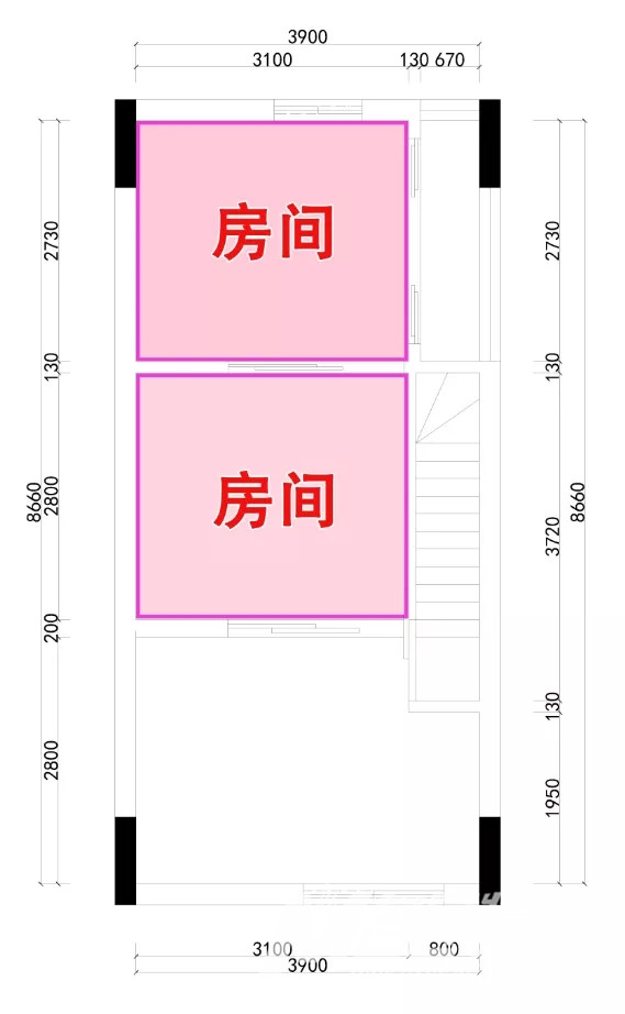 日式風(fēng)格裝修-臥室平面圖